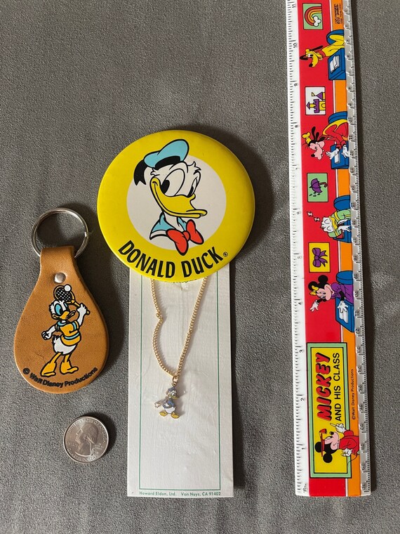 Donald Duck New Old Stock Vintage Disney Set: Key… - image 2