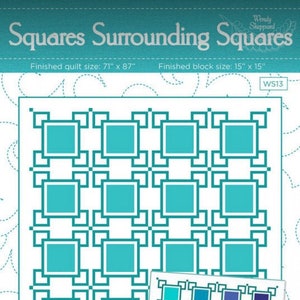 Squares Surrounding Squares quilt pattern