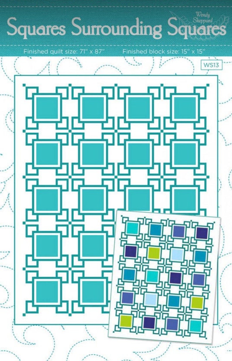 Squares Surrounding Squares quilt pattern image 1