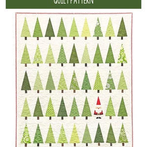 Santa in the Trees Quilt Pattern