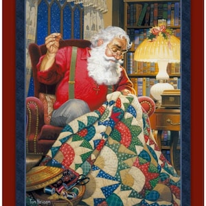 Quilting Santa Panel