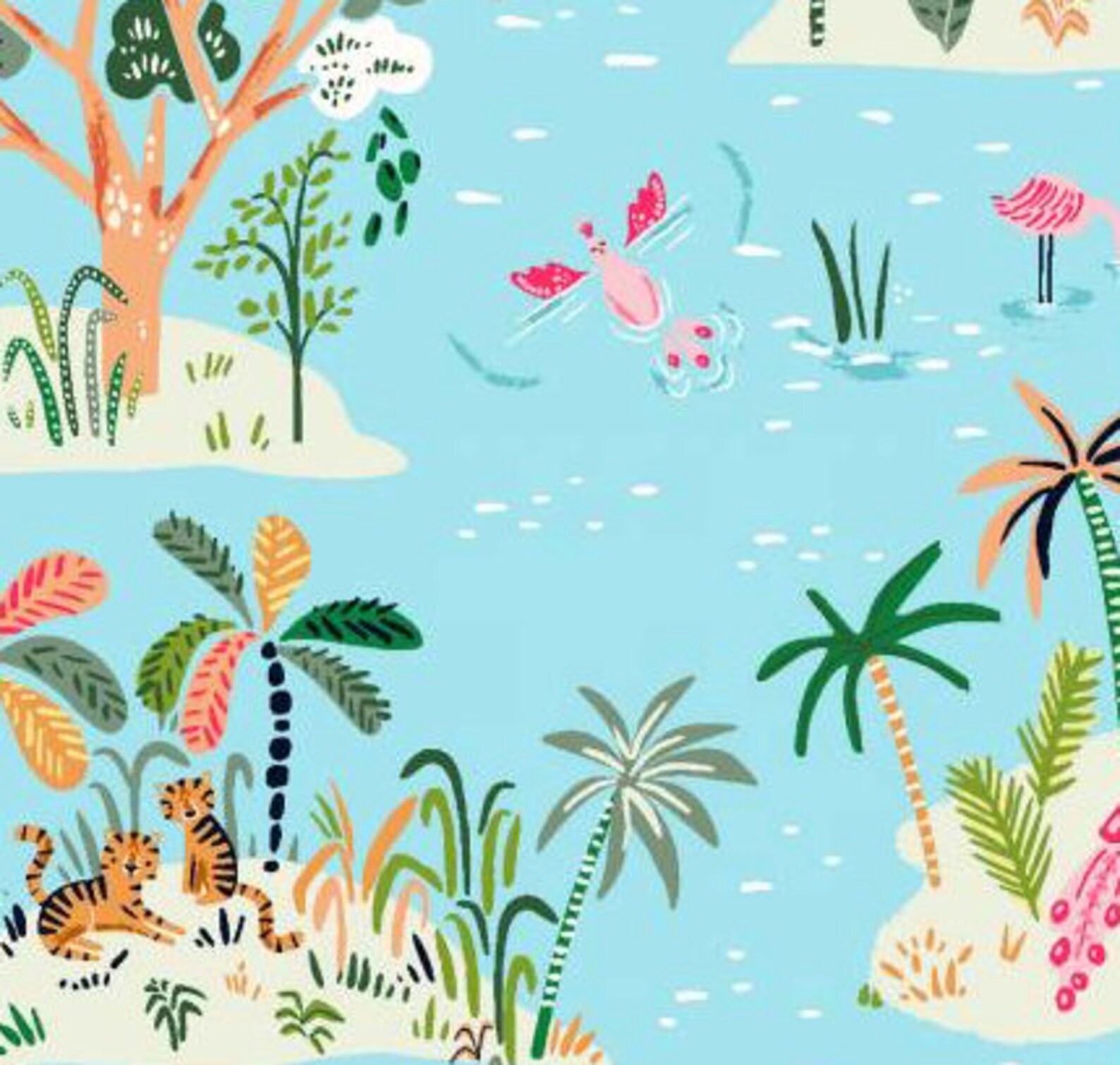 Dear Stella Jungle Life Reef Etsy