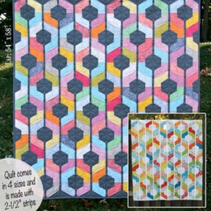 Streifen To Shore Quilt Anleitung