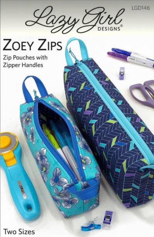 Zoey Zips Pouch Pattern - Etsy