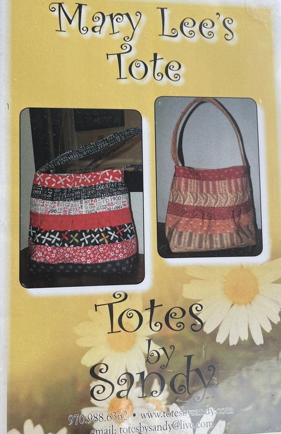 Mary Lees Tote Pattern - Etsy