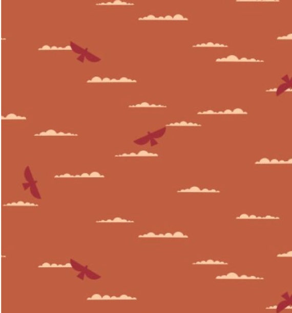 Charley Harper Basics: Cloud Soaring in Spice Charley Harper Basics: Cloud Soaring in Spice