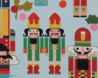 Alexander Henry, Nutcracker Noel, Ice Blue