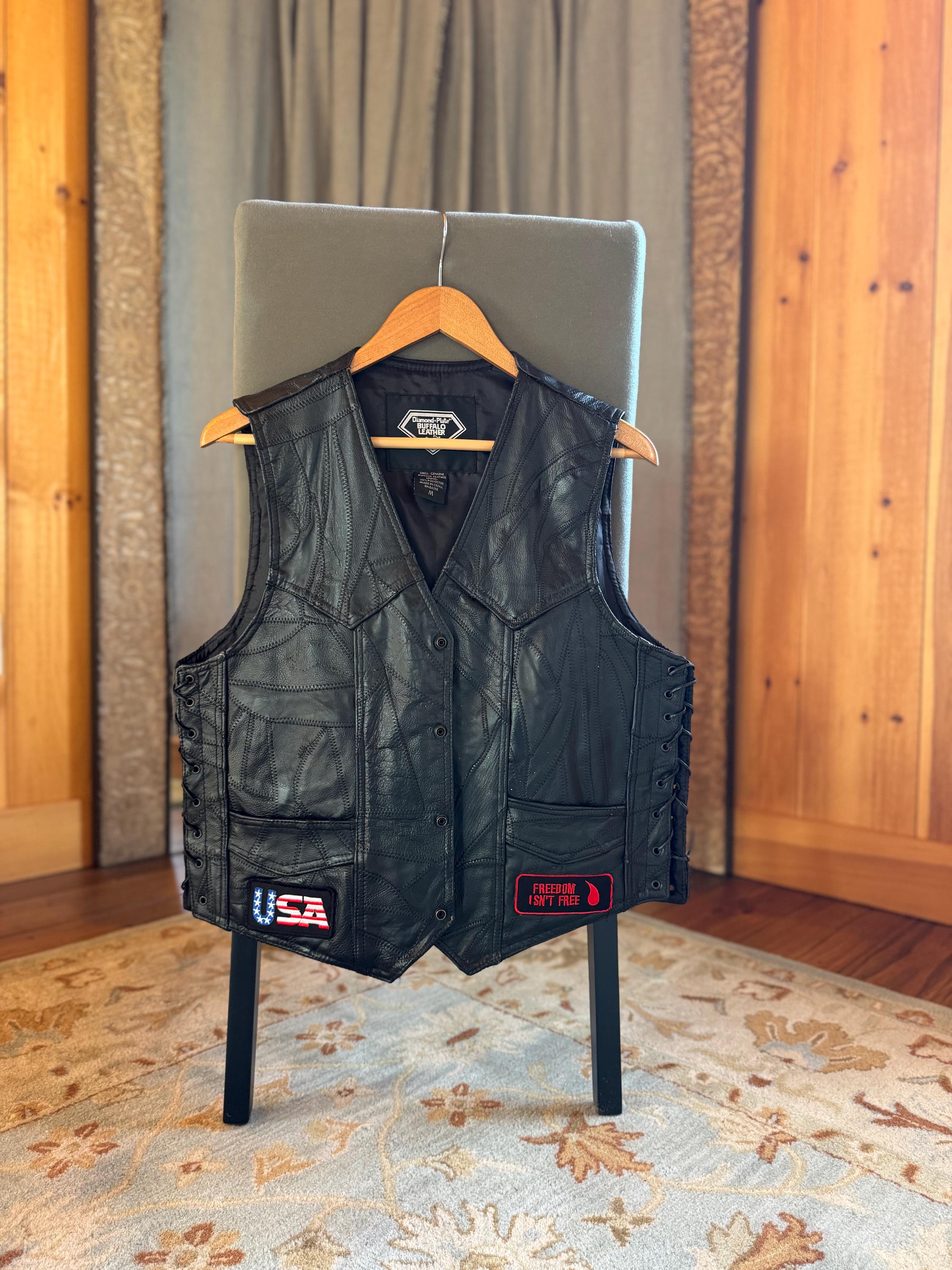 Diamond Plate Buffalo Leather Jacket - Etsy