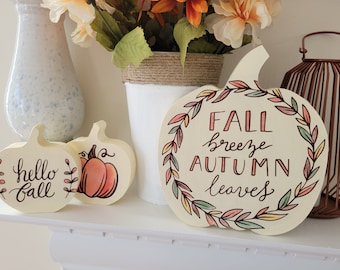 Fall Pumpkins | Table Decor | Autumn Decor