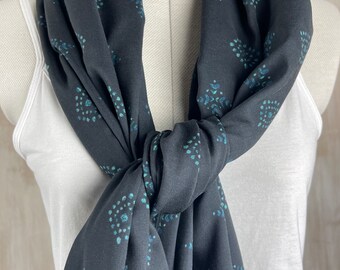 Rayon Aquarelle Rombastic Negative /Loop scarf