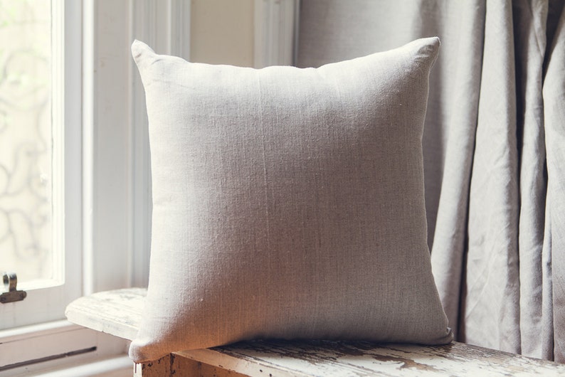 Large Square Cushion Cover/pillow in 'pristine Poppy in Etsy