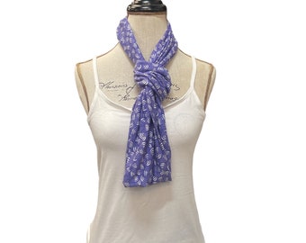 Liberty of London Jersey Infinity Scarf in Purple.