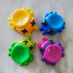 Worry Bugs: Handcrafted Polymer Clay Anxiety Buddy/Worry Stones - Whimsical Character Figurines, Office Decor, Cute Collectibles