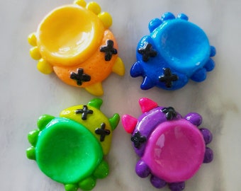 Worry Bugs : Anxiety Buddy/Worry Stones en pâte polymère fabriquées à la main - Figurines personnages fantaisistes, décoration de bureau, objets de collection mignons