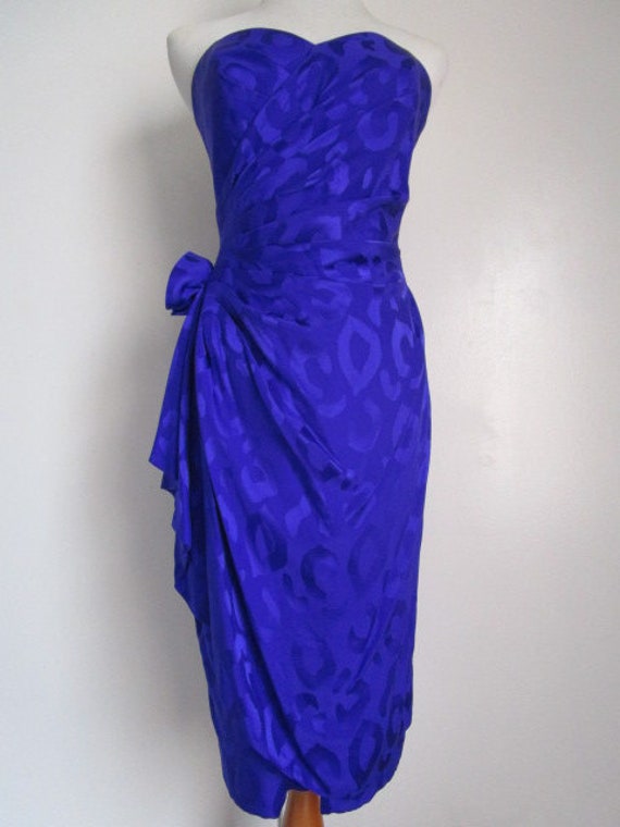 Simply Elegant Vintage A J BARI Gorgeous Cobalt B… - image 5