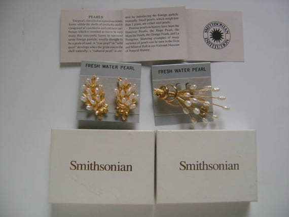 Vintage Smithsonian Institution Jewelry Lovely Go… - image 3