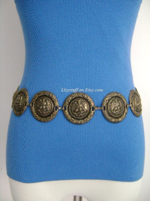 E Made in Spain Escada? Antique Brass or Bronze Heavy  display picture 1
