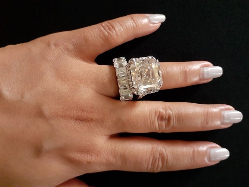 3.1ct D VVS2 Asscher Lab Diamond | Stienhardt