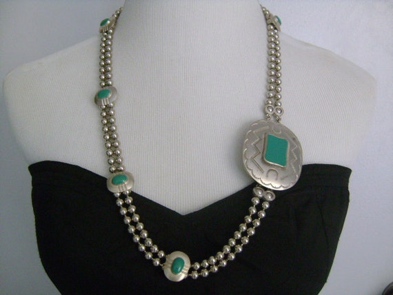 KJL Kenneth Jay Lane Two-Strand Ball Bead Chain S… - image 4