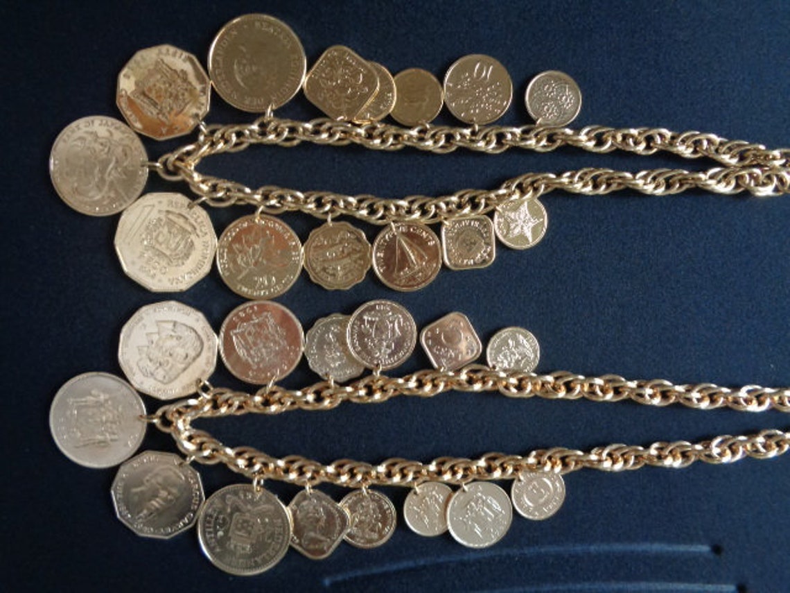 Vintage Franklin Mint Jewelry Set The Golden Etsy