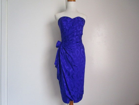 Simply Elegant Vintage A J BARI Gorgeous Cobalt B… - image 2