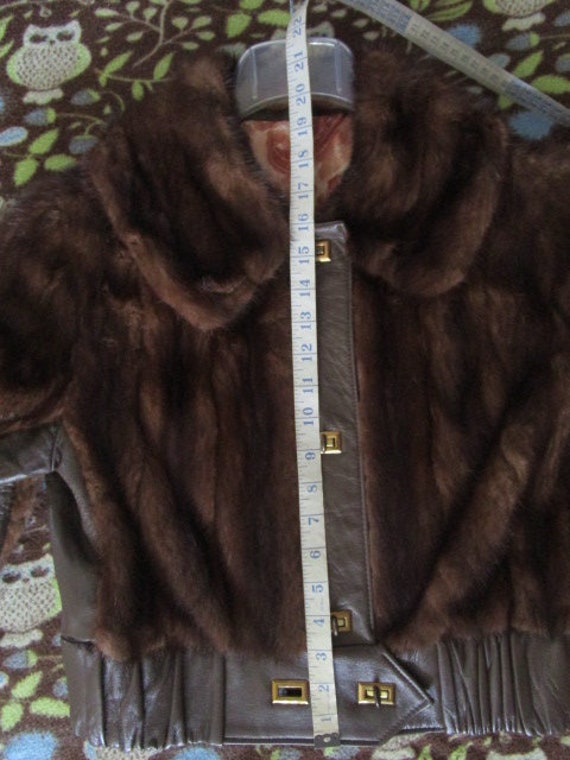 Classic Vintage Chocolate Brown Color Genuine Rea… - image 9