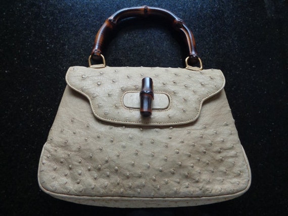 gucci bamboo handle bag vintage