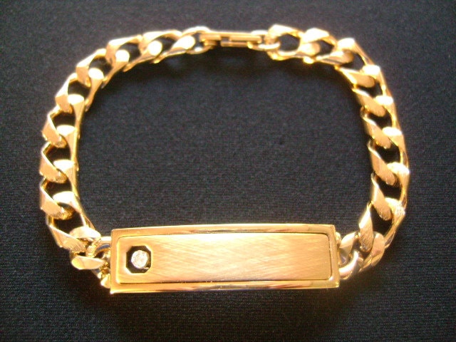 SPEIDEL USA With Genuine Diamond Fine Fashion Jewelry Yellow Gold Electroplated Unisex Men's & Women's Miami Curb Link Chain ID Bar Bracelet - Etsy SPEIDEL USA With Genuine Diamond Fine Fashion Jewelry Yellow Gold Electroplated Unisex Men's & Women's Miami Curb Link Chain ID Bar Bracelet - Etsy
