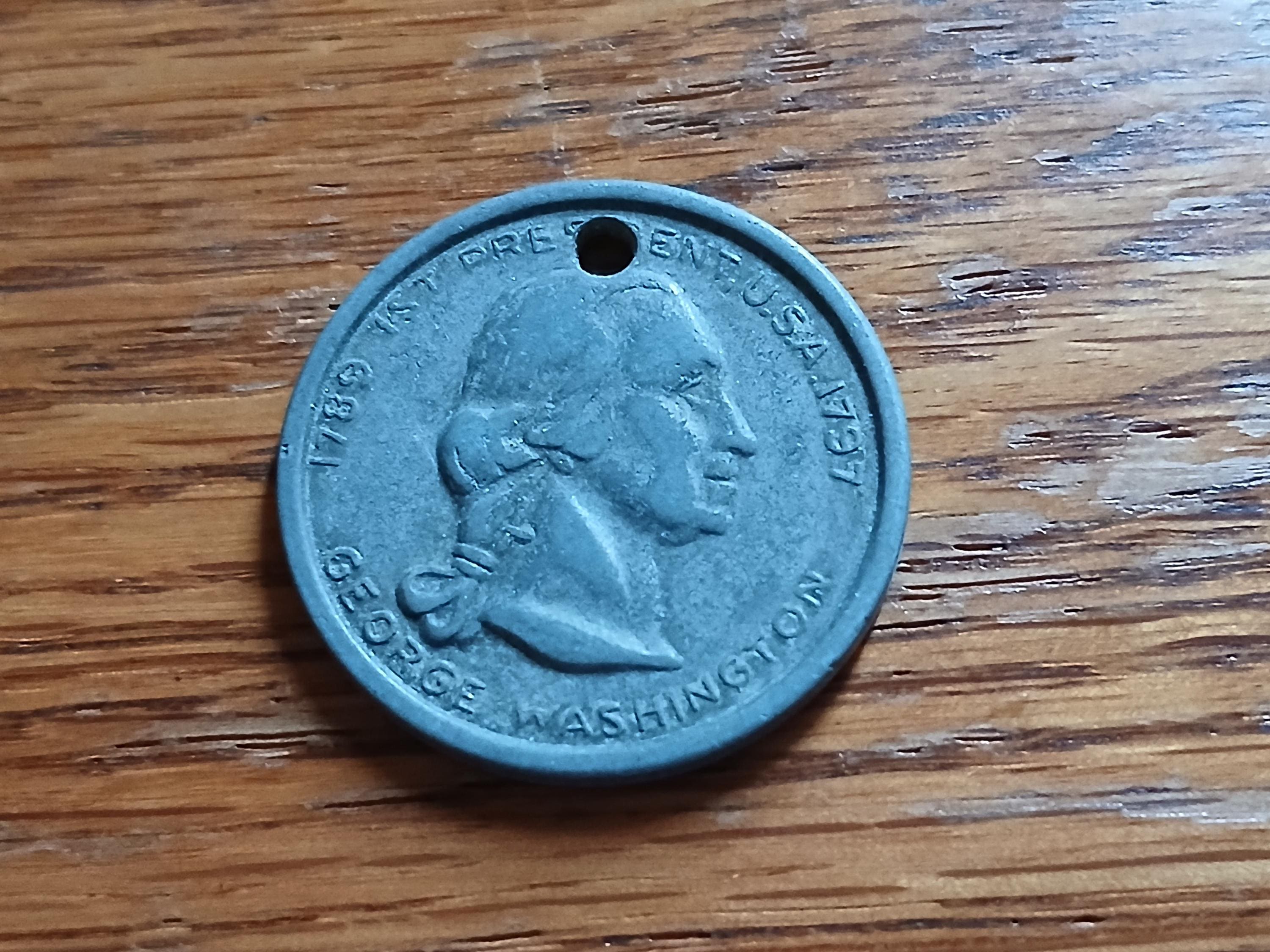 1789-1797 George First Washington President Coin Chain Waist Belt Amazon.com: George Washington Coin : Collectibles & Fine Art main image 3