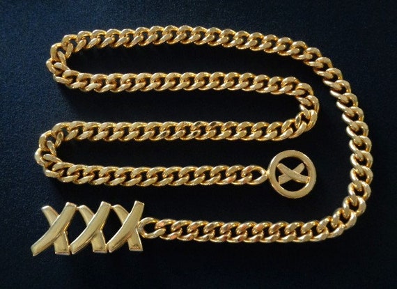 Vintage Paloma Picasso Iconic Logo XOXO Kisses Hugs Monogram