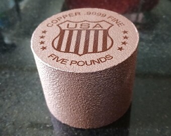 5 Oz .999 Fine Copper Round – Morgan Dollar Design – BU In Capsule – Golden State Mint
