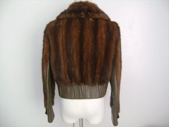 Classic Vintage Chocolate Brown Color Genuine Rea… - image 3