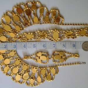 JULIANA Alice Caviness ?? Fantastiskt att dö för Diamante Strass Svart Glas Halsband Armband Ljuskrona Örhängen Redo för Röda Mattan bild 5