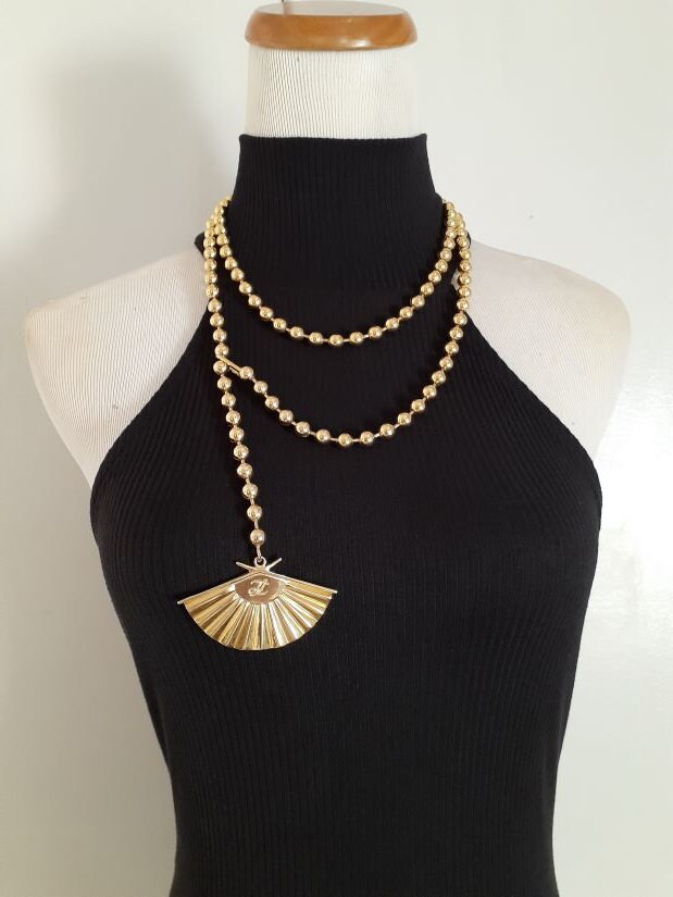 ■VINTAGE HOLLYWOOD■ Basic Ball Chain Necklace VH2411NE074M il_fullxfull.5436823673_ssz8.jpg