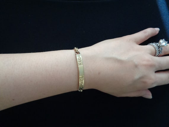 Classic Vintage WELLS 1 20 12K G.F. Yellow Gold Filled Curb Link