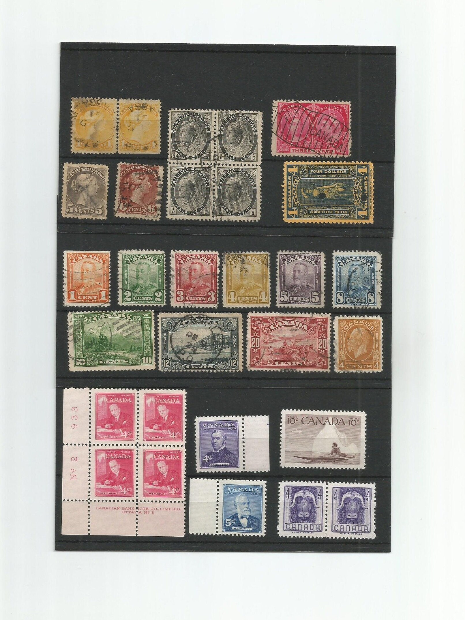 Collection De Timbres Canada Spécialisée 1898-1980 - Plus De 600 Timbres Neufs Sur Pages ACE - Qualité F/VF