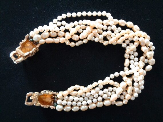 DONALD STANNARD Jewelry Baroque Imitation Pearls … - image 10