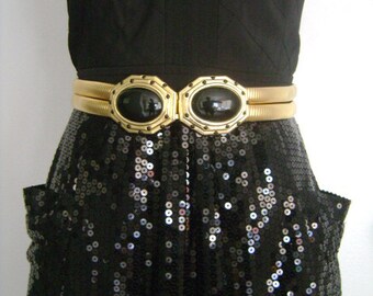 Ultra rare Judith Leiber gold tone belt with onyx Judith Leiber | Accessories | Ultra Rare Judith Leiber Gold  main image 2