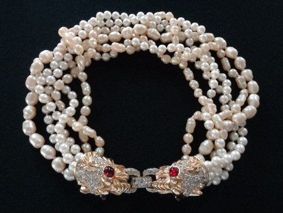 DONALD STANNARD Jewelry Baroque Imitation Pearls … - image 7