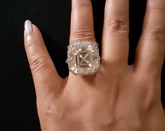 3.1ct D VVS2 Asscher Lab Diamond | Stienhardt