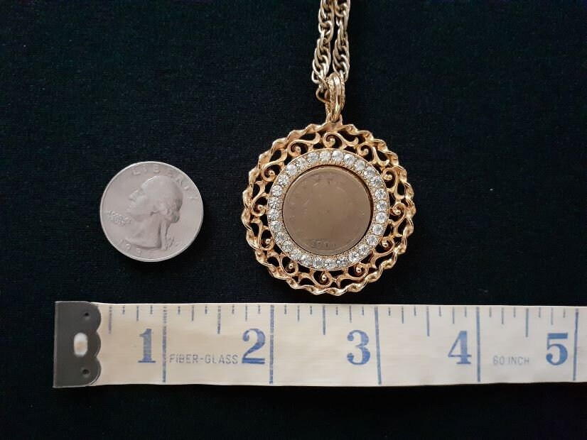 1901 Liberty Head V Nickel 5 Cent Piece Gold Plated Coin