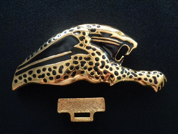 Striking DOTTY SMITH Leopard Puma Jaguar Buckle G… - image 5