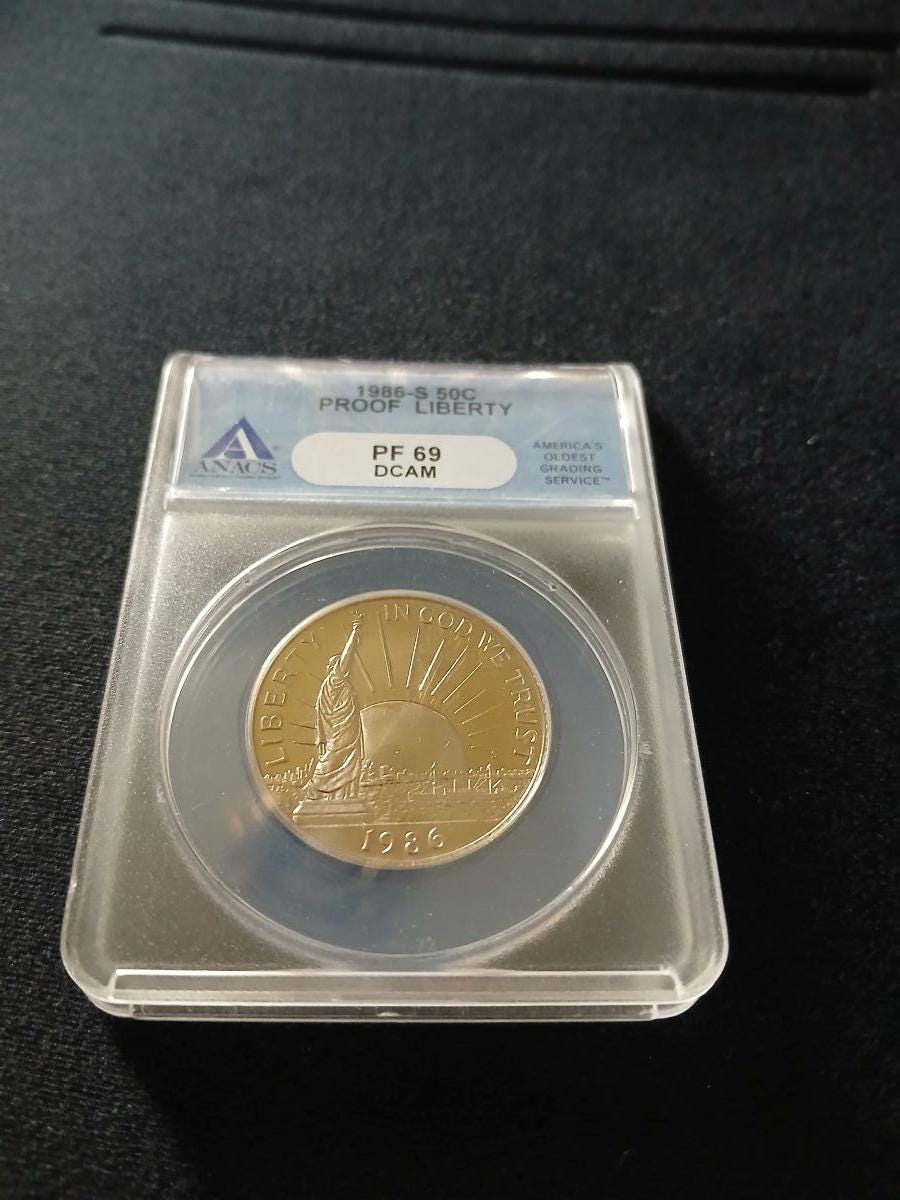 1986 Liberty Coin Proof Set - Etsy
