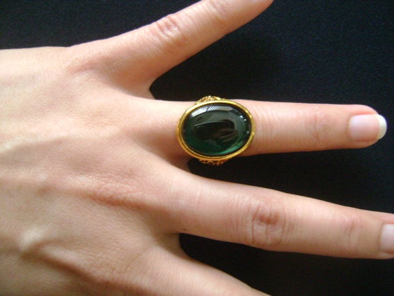 Stunning Vintage Gold Filled / Plated? With Dark E