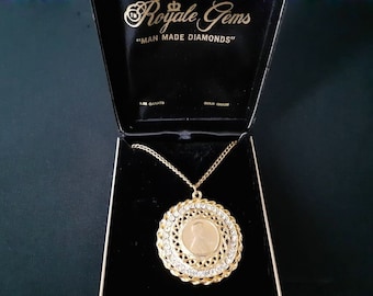 本物の 1 セント硬貨で作られたヴィンテージ 1984 年 USA コイン