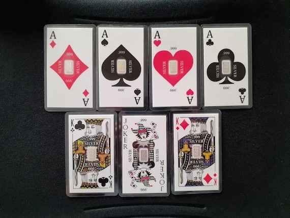 え*よ様 JOKERD ＜ULTIMATE＞Poker-pe. バレル Awesome 7pcs Playing Poker Cards Aces King of Diamond Heart Spade