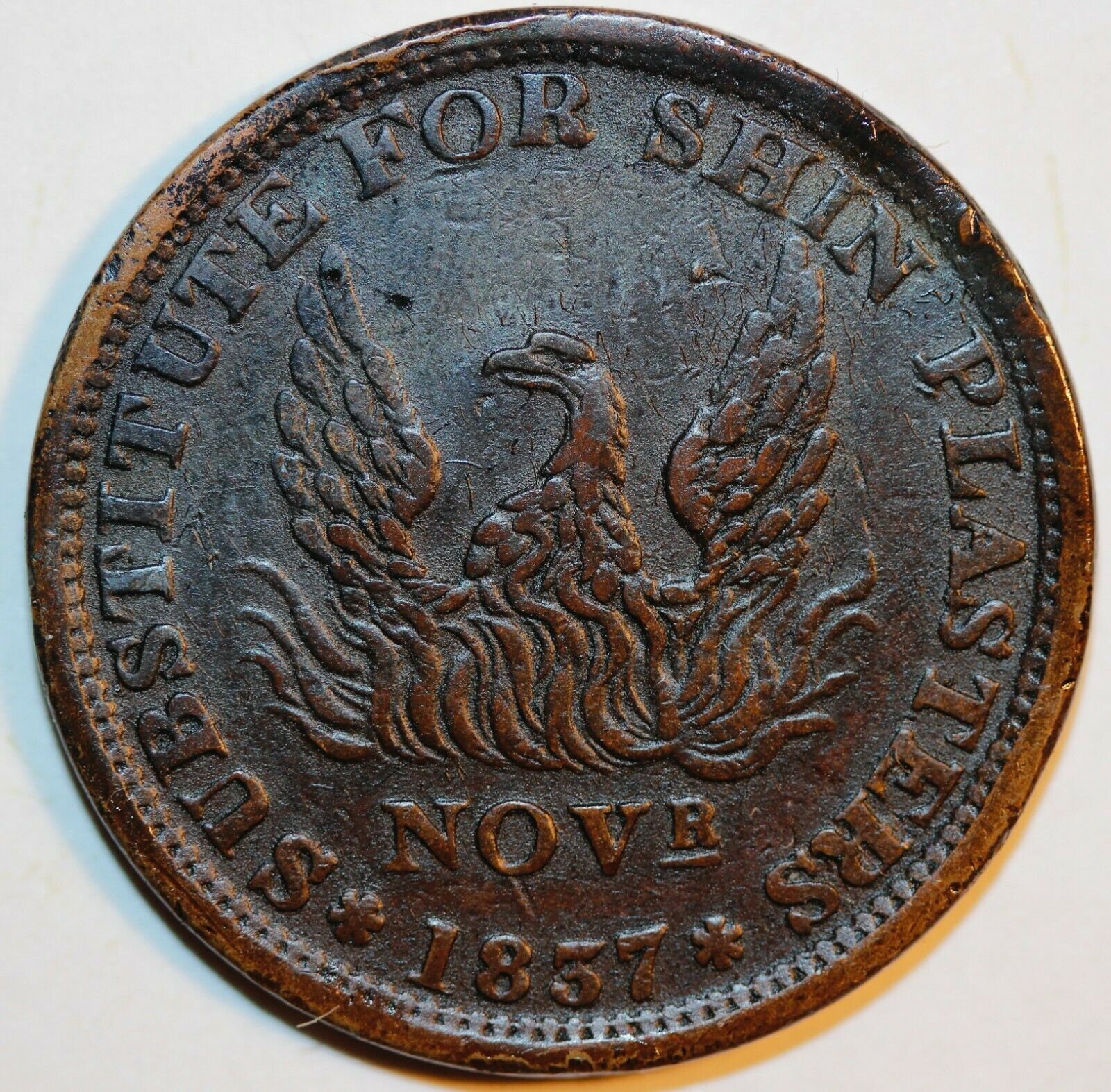 1837 Hard Times Token HT66 May Tenth Specie Payments 1837 Hard Times Token HT66 May Tenth Specie Payments