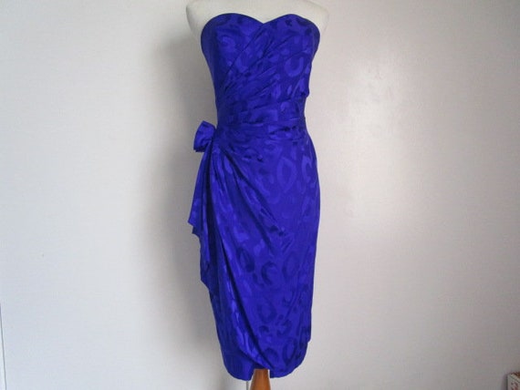 Simply Elegant Vintage A J BARI Gorgeous Cobalt B… - image 1