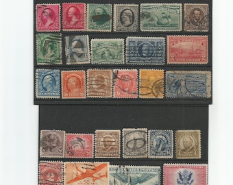 整理された950枚の切手コレクションロット。主に使用された