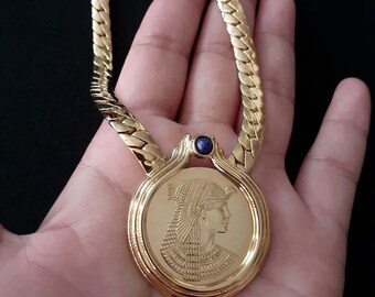 フランクリン ミント ジュエリー エジプト女王クレオパトラ 22KT